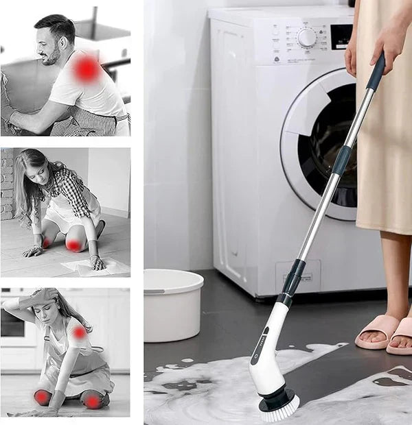 Tijarat™9 in 1 Electric Cleaning Brush – فرشاة تنظيف كهربائية 9 في 1