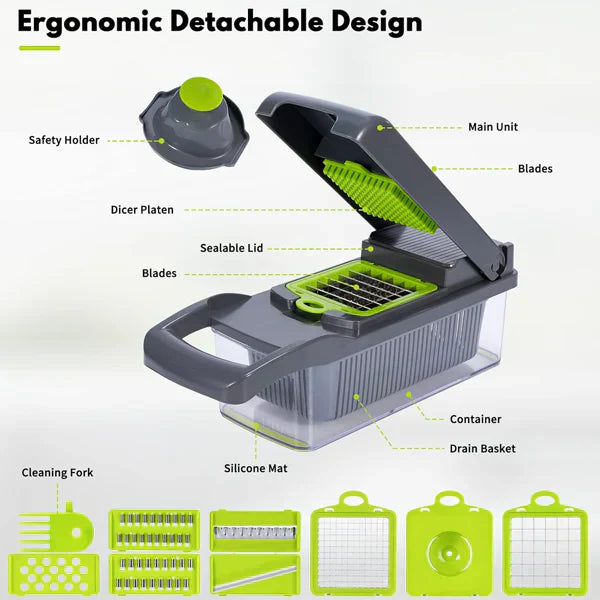 Tijarat™ Multifunctional Vegetable Slicer